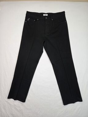Moschino Men’s Black Dress Pants Slim Straight Stretch Size 34